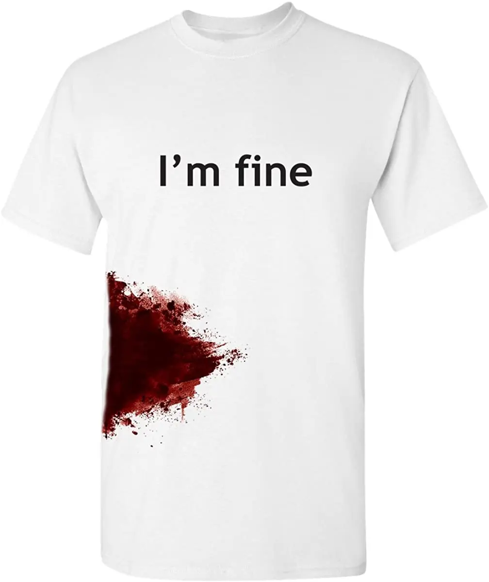 2021 Summer Men's T-shirt Letter Blood Color Pattern Printing Casual All-match High-quality O-neck Simple Men's Clothing
2021 Summer Men's T-shirt Letter Blood Color Pattern Printing Casual All-match High-quality O-neck Simple Men's Clothing