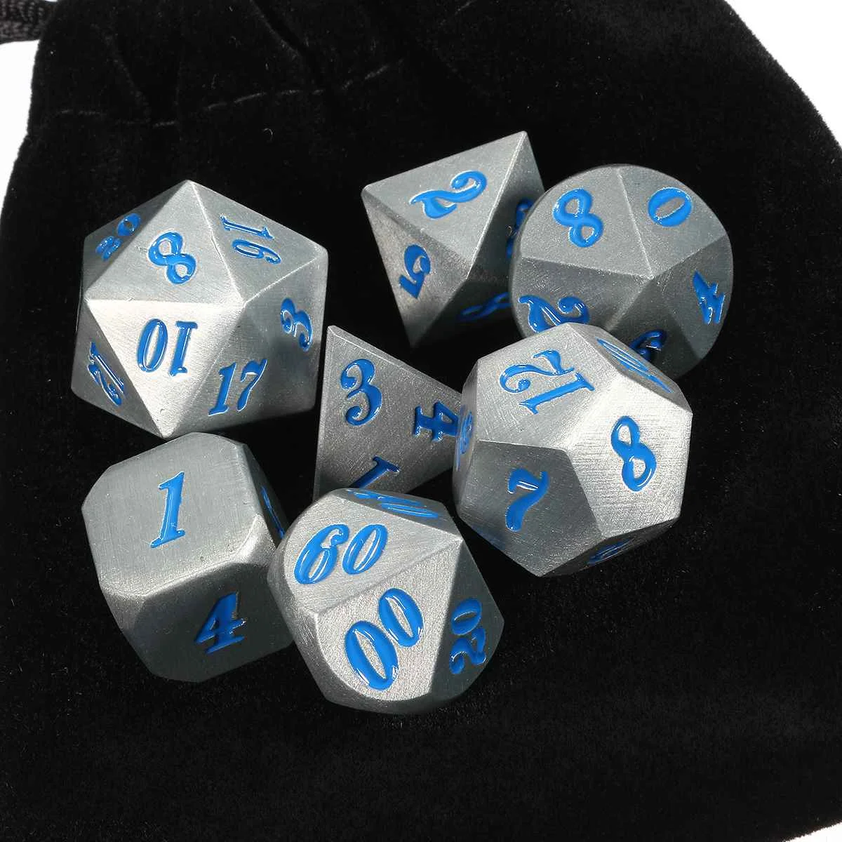 New arrival 7pcs/Set dnd dice set dados rpg dobbelstenen dados rol polyhedral dices metal dice d4 - d20
New arrival 7pcs/Set dnd dice set dados rpg dobbelstenen dados rol polyhedral dices metal dice d4 - d20