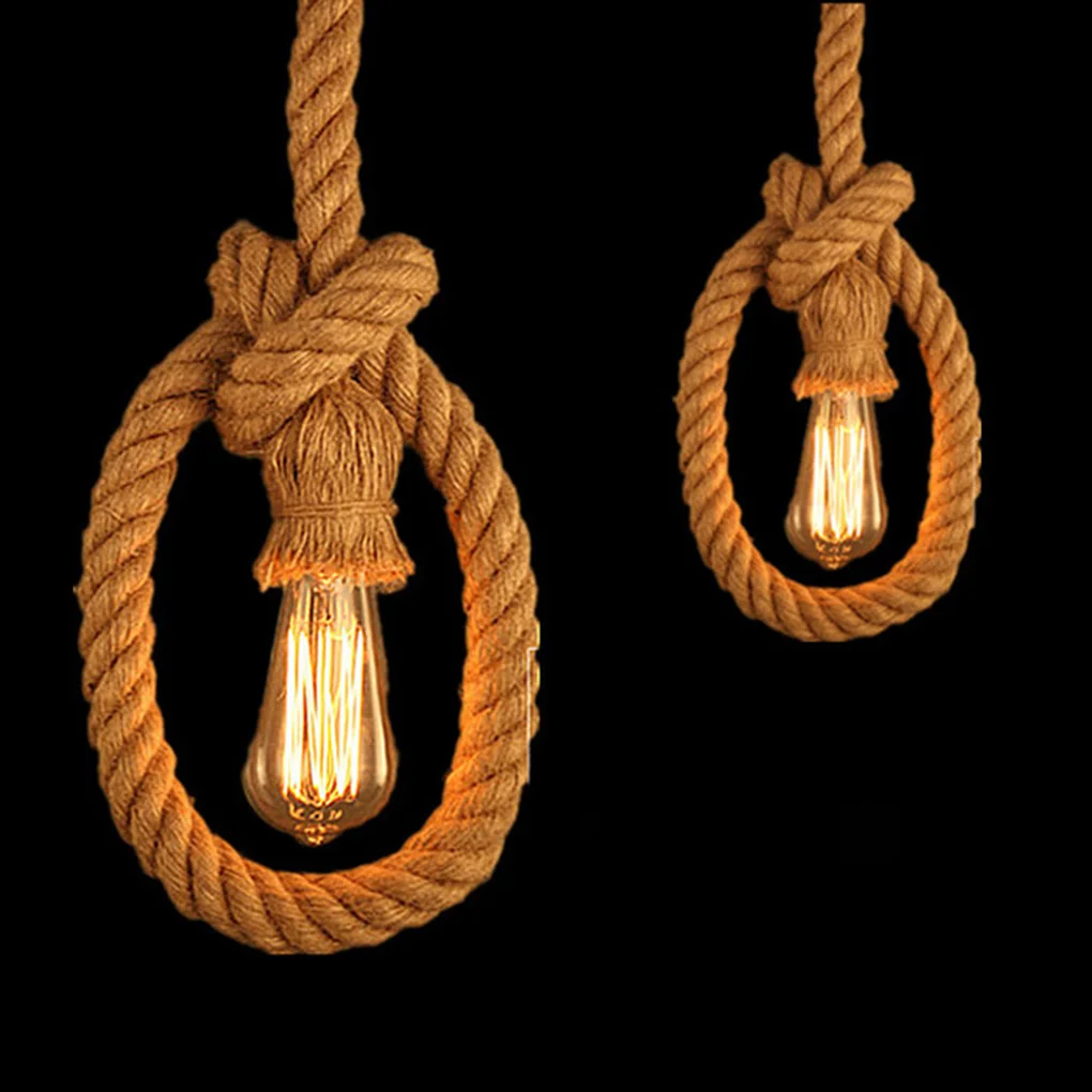 1m/1.5m Single/Double Heads Hemp Rope DIY E27 Bulb Holder Cord Electric Wire Pendant Decorative Light Base
1m/1.5m Single/Double Heads Hemp Rope DIY E27 Bulb Holder Cord Electric Wire Pendant Decorative Light Base