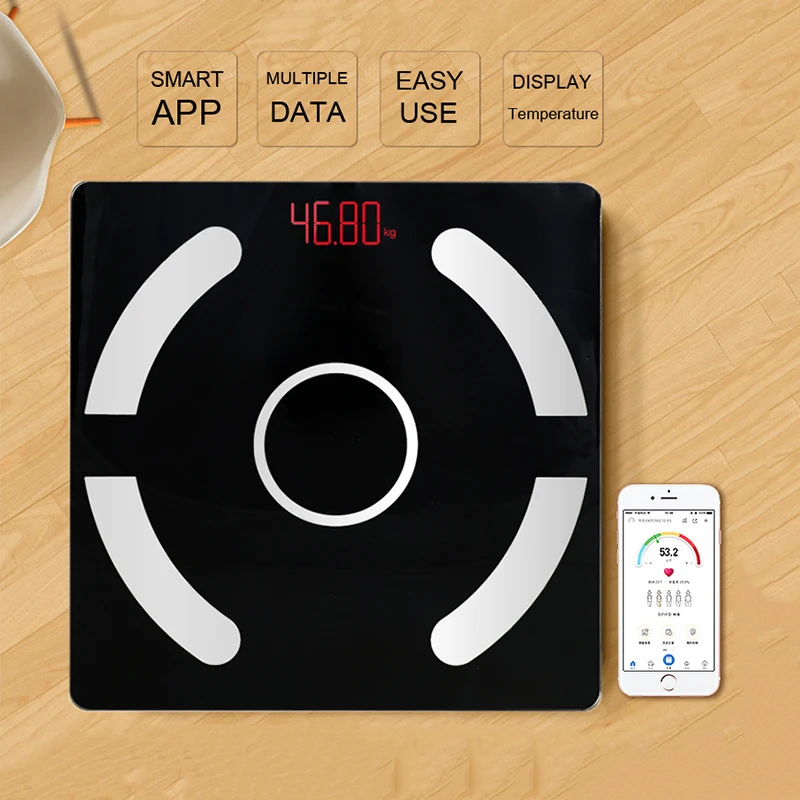 Body Fat Scale Bluetooth BMI Scales Bathroom Accessories Household Measuring Electronic Weight Scales
Body Fat Scale Bluetooth BMI Scales Bathroom Accessories Household Measuring Electronic Weight Scales