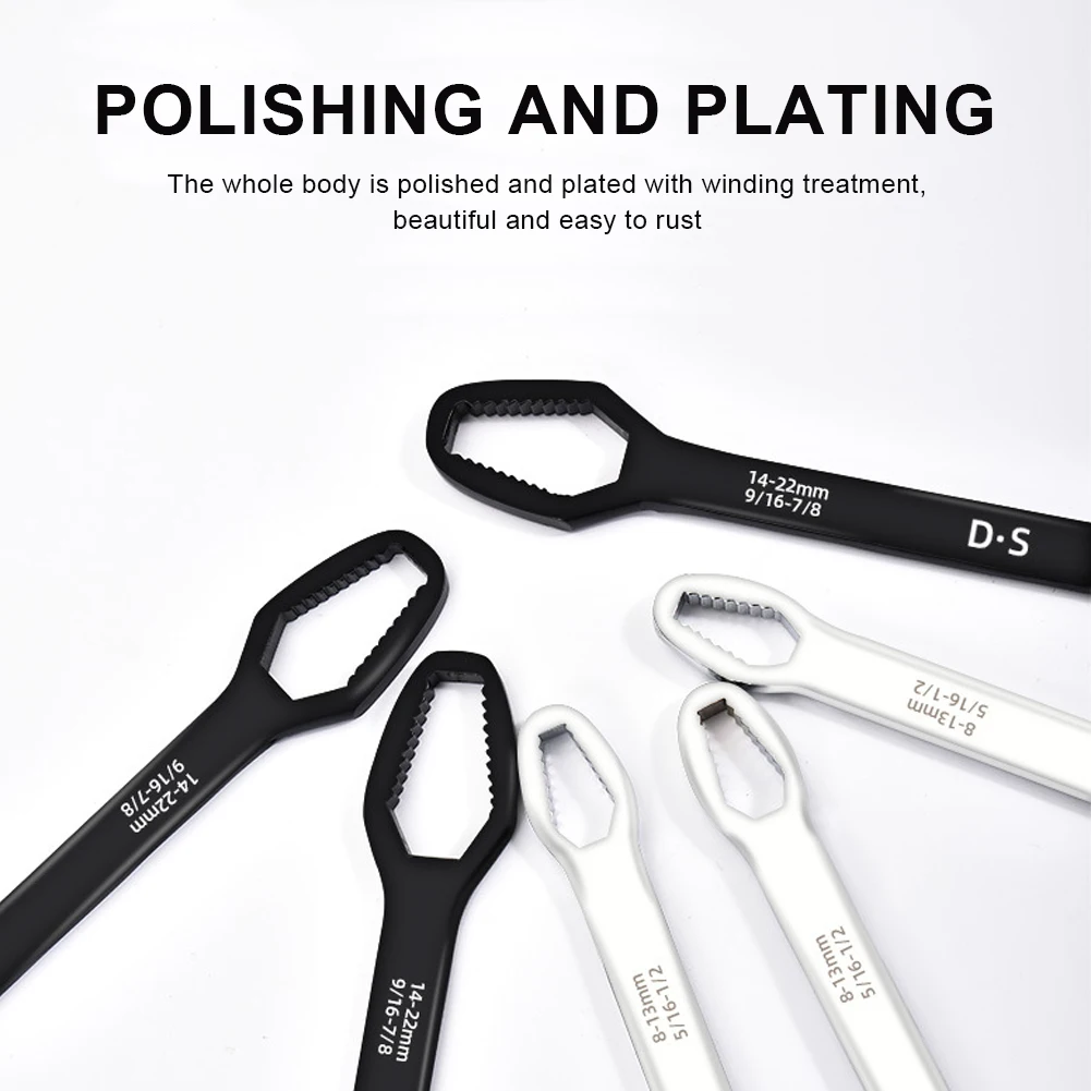 Ratchet Wrench Universal Spanner 8-22mm Double-Head Key Set Screw Nuts Wrenches Repair Hand Tools For Car Bicycle Car
Ratchet Wrench Universal Spanner 8-22mm Double-Head Key Set Screw Nuts Wrenches Repair Hand Tools For Car Bicycle Car