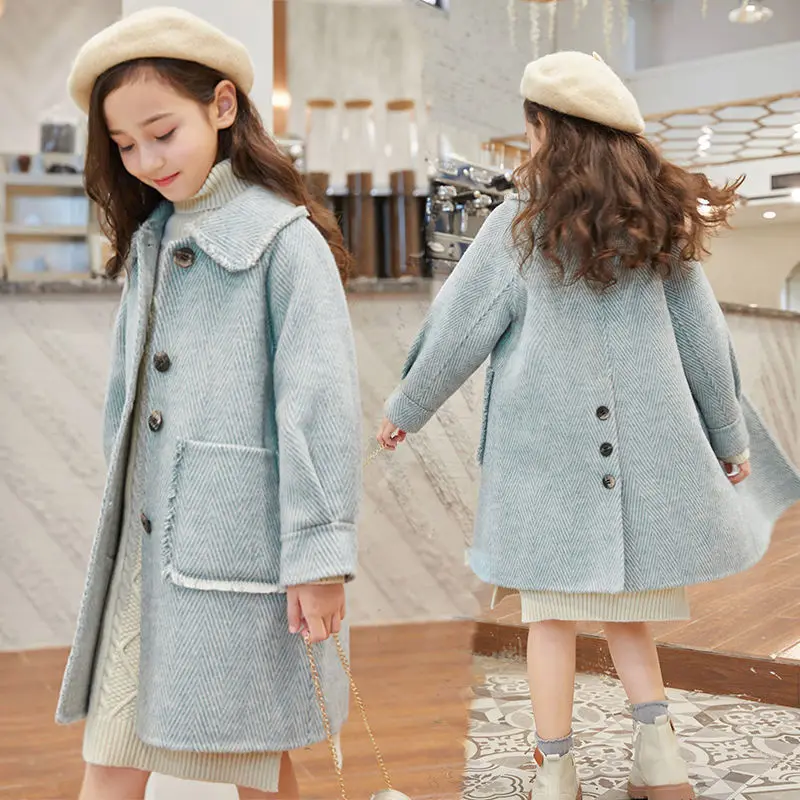 Khaki Blue Winter Spring Children Coat Baby Girls Clothes Warm Thicken Jackets Lambswool Toddler Buttons Pocket Outwear Kids
Khaki Blue Winter Spring Children Coat Baby Girls Clothes Warm Thicken Jackets Lambswool Toddler Buttons Pocket Outwear Kids