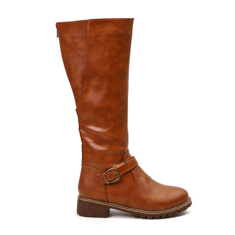 Womens Regular Wide Calf and Extra Wide Calf Ruched Stacked Heel Faux Suede Over-The-Knee Boots