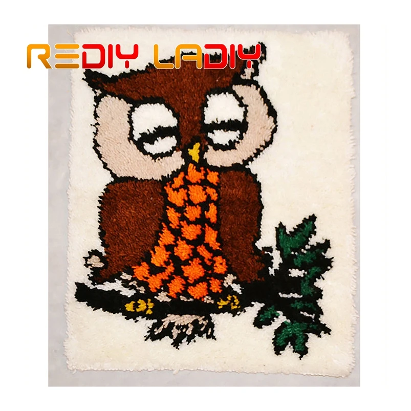 Latch Hook Rug Kits Make Your Own Rug Cartoon Owl Crocheting Cushion DIY Carpet Rug Acrylic Yarn Printed Canvas Hobby & Crafts
Latch Hook Rug Kits Make Your Own Rug Cartoon Owl Crocheting Cushion DIY Carpet Rug Acrylic Yarn Printed Canvas Hobby & Crafts