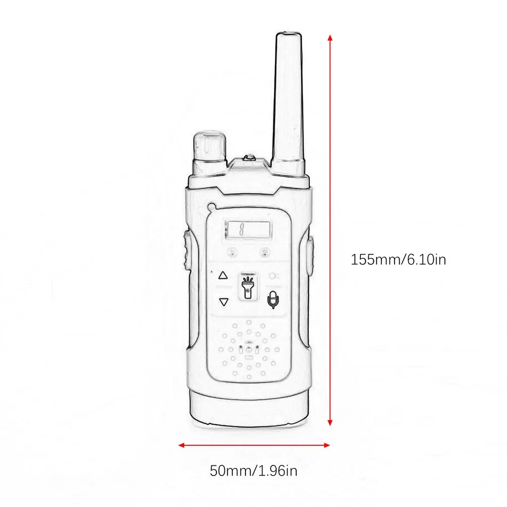 Mini 80-100M Kids Walkie Talkies Toy Child Electronic Radio Voice Interphone Toy Outdoor LCD Display Walkie Talkies Toy
Mini 80-100M Kids Walkie Talkies Toy Child Electronic Radio Voice Interphone Toy Outdoor LCD Display Walkie Talkies Toy