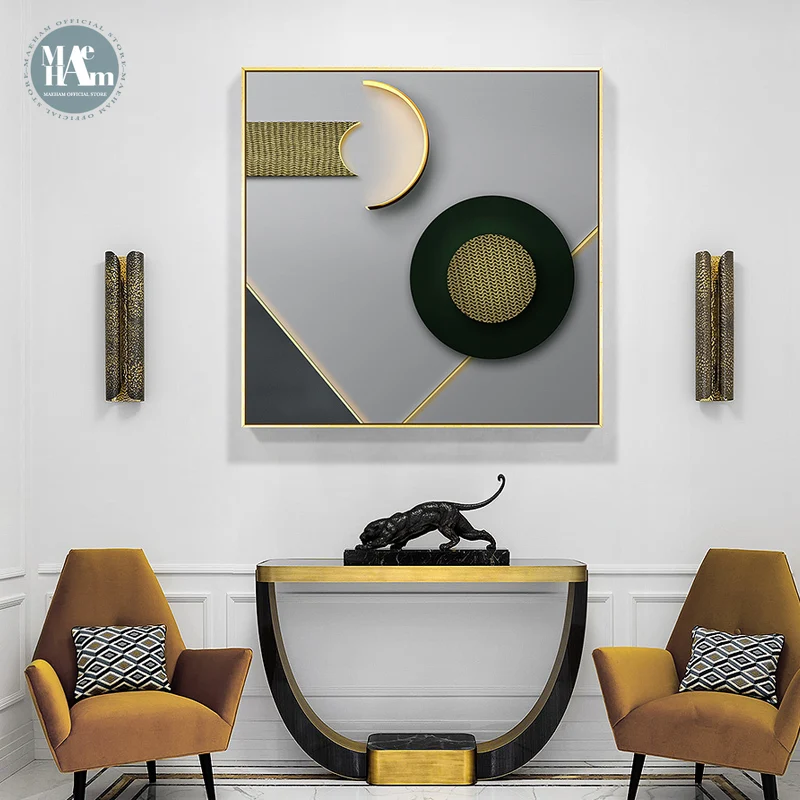 Maeham Abstract geometryt wall art Canvas Prints Posters Golden black graphics Wall Pictures for living room Morden decor Nordic
Maeham Abstract geometryt wall art Canvas Prints Posters Golden black graphics Wall Pictures for living room Morden decor Nordic