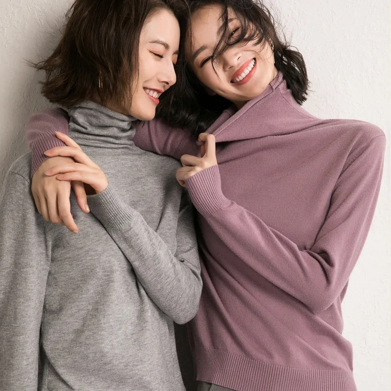 Autumn Winter New Sweater Women Turtleneck Cashmere Sweaters Knitted Pullover Long Sleeve Loose Casual Solid Top Clothes Female
Autumn Winter New Sweater Women Turtleneck Cashmere Sweaters Knitted Pullover Long Sleeve Loose Casual Solid Top Clothes Female