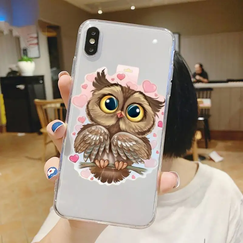 Owl Cute animal cartoon Anti-fall Phone Case Transparent soft For iphone 5 5s 5c se 6 6s 7 8 11 12 plus mini x xs xr pro max
Owl Cute animal cartoon Anti-fall Phone Case Transparent soft For iphone 5 5s 5c se 6 6s 7 8 11 12 plus mini x xs xr pro max