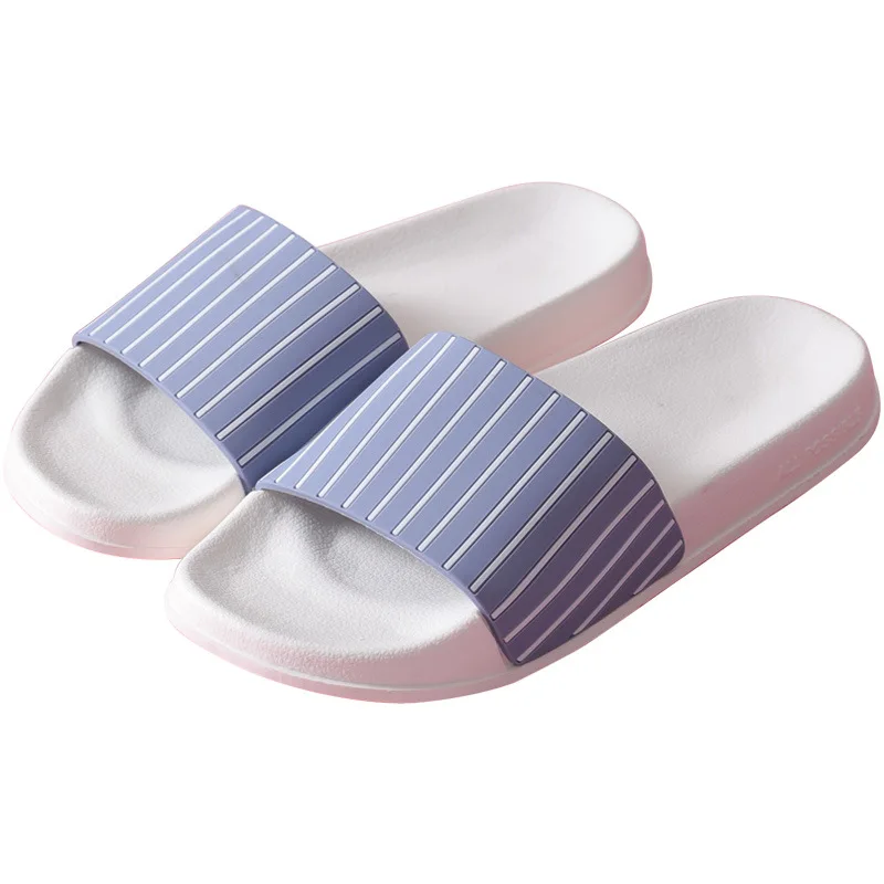 Harajuku Striped Home Couple Slippers Non-slip Bathroom Indoor Women Bathe Slides Comfortable Blue Stripe Ladies Shoes Flats
Harajuku Striped Home Couple Slippers Non-slip Bathroom Indoor Women Bathe Slides Comfortable Blue Stripe Ladies Shoes Flats