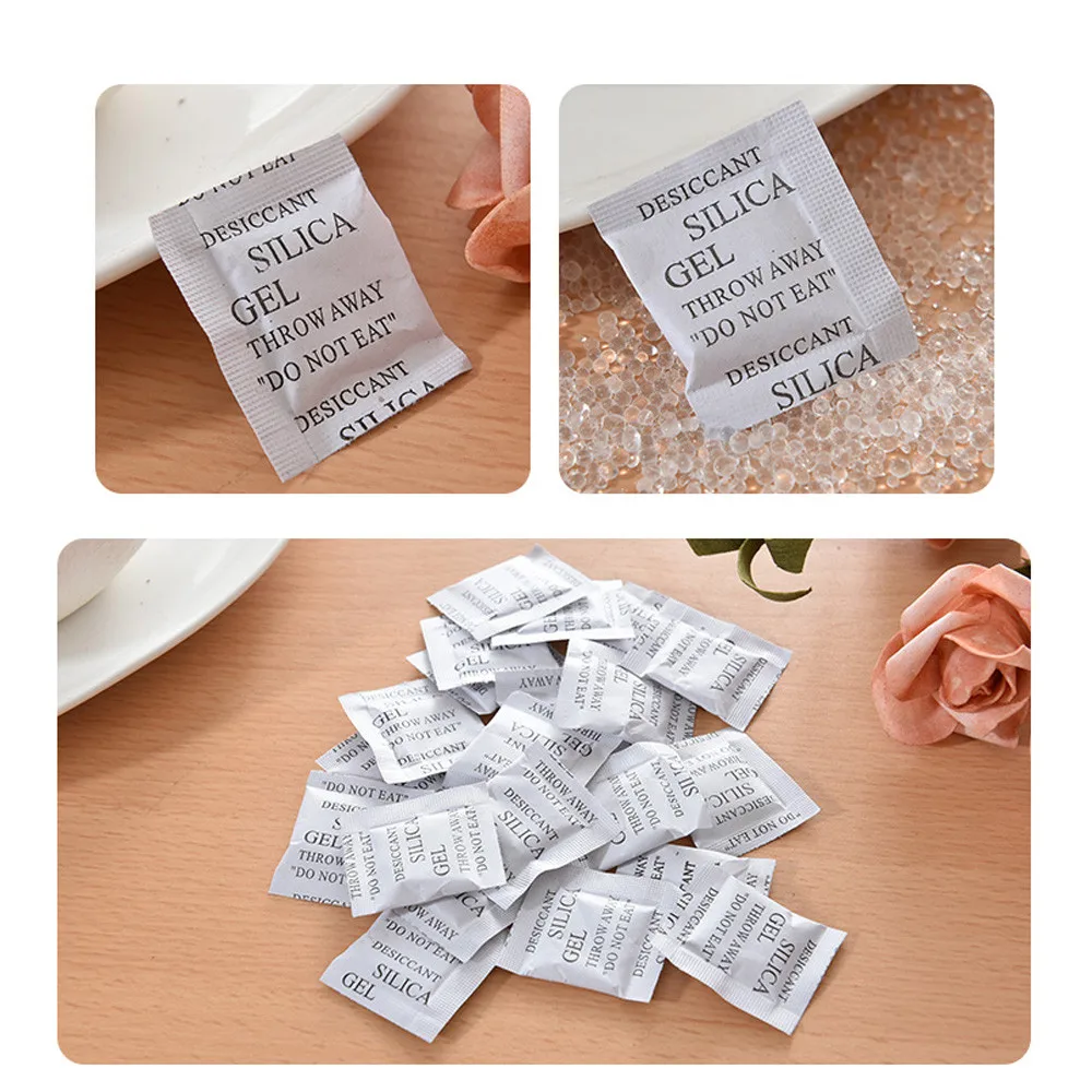 100 Packs New 1g Non-Toxic Silica Gel Desiccant Damp Dehumidifier Room Kitchen Clothes Food Storage Moisture Absorber Bags
100 Packs New 1g Non-Toxic Silica Gel Desiccant Damp Dehumidifier Room Kitchen Clothes Food Storage Moisture Absorber Bags