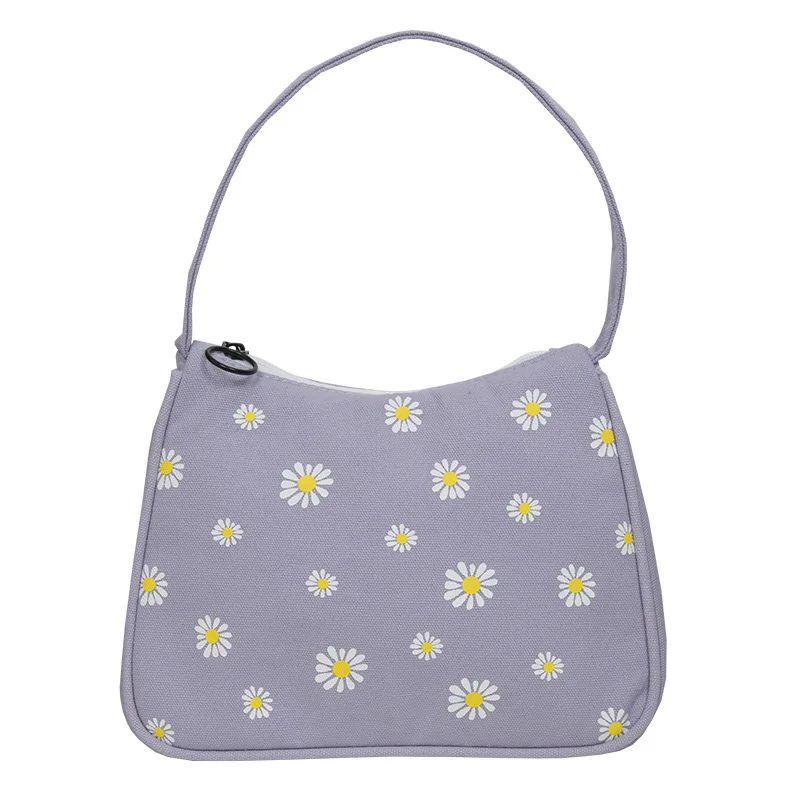 2021 Ladies' Canvas Underarm Bag Women Small Handbag Daisy Tote Zipper Half Moon Crossbody & Shoulder Bags Cotton Cloth Purse
2021 Ladies' Canvas Underarm Bag Women Small Handbag Daisy Tote Zipper Half Moon Crossbody & Shoulder Bags Cotton Cloth Purse