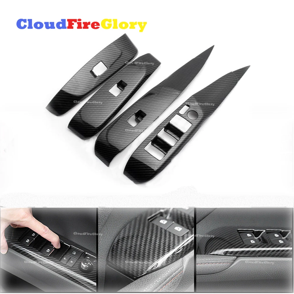 CloudFireGlory For Toyota Camry 2018 2019 4Pcs Carbon Fiber ABS Window Lift Switch Button Panel Trim
CloudFireGlory For Toyota Camry 2018 2019 4Pcs Carbon Fiber ABS Window Lift Switch Button Panel Trim
