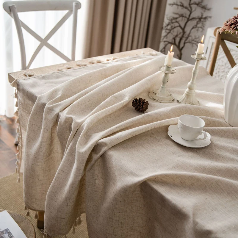 Cotton and Linen Tablecloth Rectangular Tablecloth for Table nappe de table Tassel Table Cover Obrus Tafelkleed mantel de mesa
Cotton and Linen Tablecloth Rectangular Tablecloth for Table nappe de table Tassel Table Cover Obrus Tafelkleed mantel de mesa