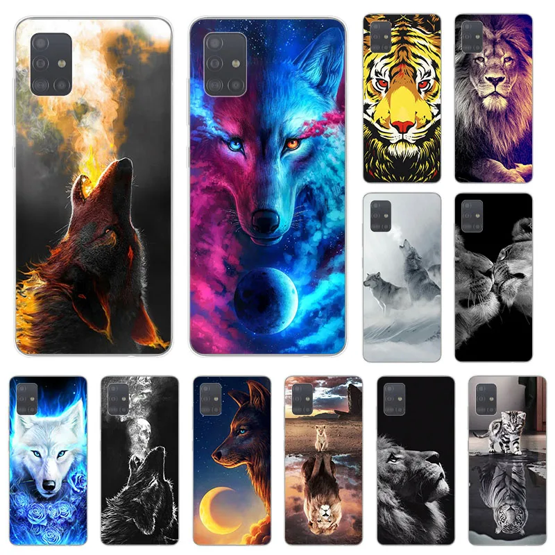 Moon Wolf Lion Tiger Soft TPU Phone Case For Samsung A71 A41 A31 A22 A42 A21S A72 A52 A51 A11 A50 A70 A20e A30 A40 A12 A32 Cover
Moon Wolf Lion Tiger Soft TPU Phone Case For Samsung A71 A41 A31 A22 A42 A21S A72 A52 A51 A11 A50 A70 A20e A30 A40 A12 A32 Cover