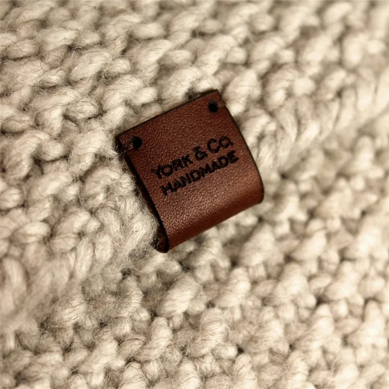 Custom Leather Labels, Personalized Logo Labels Tags, Leather Tags for Knitting - CENTER FOLD in Dark brown
Custom Leather Labels, Personalized Logo Labels Tags, Leather Tags for Knitting - CENTER FOLD in Dark brown