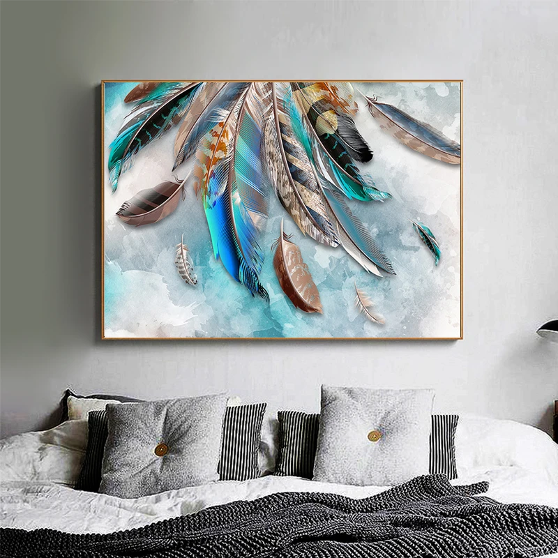 Abstract Colorful Feather Oil on Canvas Painting Wall Art Posters and Prints Wall Art Picture for Living Room Home Decor Cuadros
Abstract Colorful Feather Oil on Canvas Painting Wall Art Posters and Prints Wall Art Picture for Living Room Home Decor Cuadros