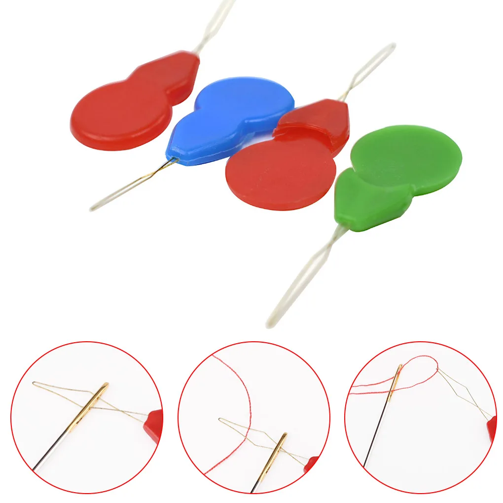 10pcs Hand Sewing Stitch Wire Needle Threader Thread Guide Tool Needlework DIY Craft Tool Color Random
10pcs Hand Sewing Stitch Wire Needle Threader Thread Guide Tool Needlework DIY Craft Tool Color Random