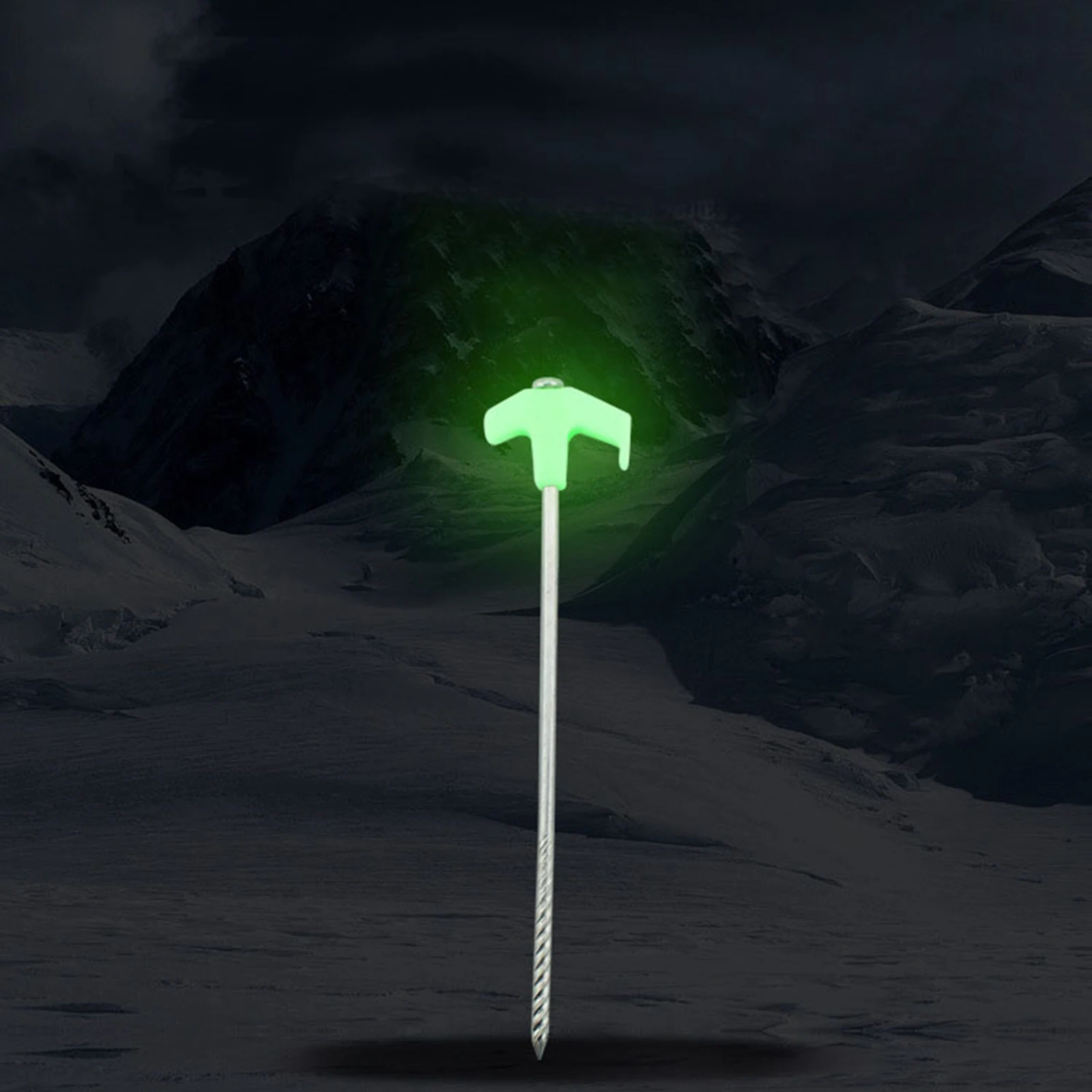 Steel Camping Tent Stakes Glow in The Dark Ten Pegs Pins Nail For Tent Rope Ultralight High Strength
Steel Camping Tent Stakes Glow in The Dark Ten Pegs Pins Nail For Tent Rope Ultralight High Strength