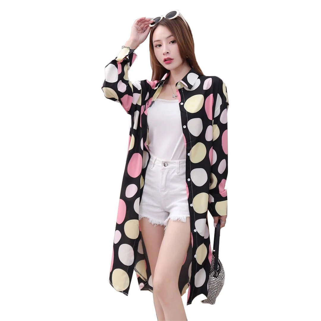 YOMING New Style Women Fashionable Floral-Print Shirt Single-breasted Female Blouse
YOMING New Style Women Fashionable Floral-Print Shirt Single-breasted Female Blouse