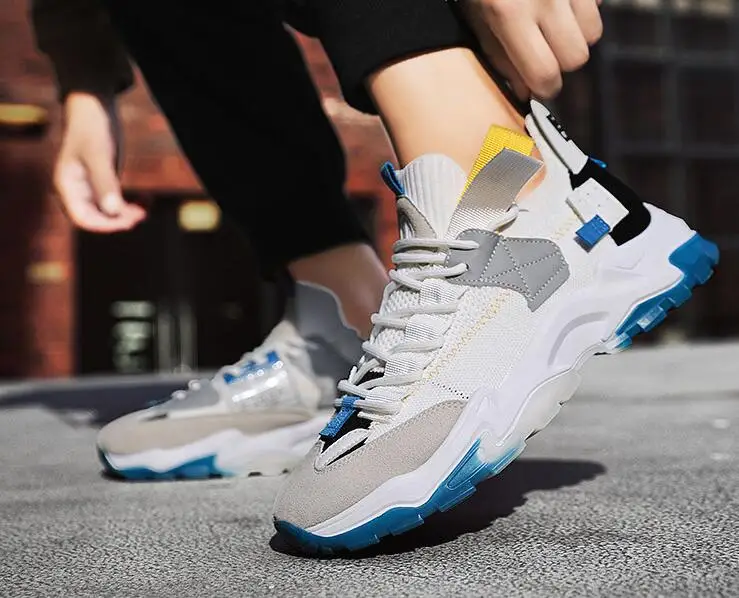 New Men Shoes Street Tide Breathable Air Mesh Sneakers Comfortable Casual Sport Shoes Running Shoes
New Men Shoes Street Tide Breathable Air Mesh Sneakers Comfortable Casual Sport Shoes Running Shoes
