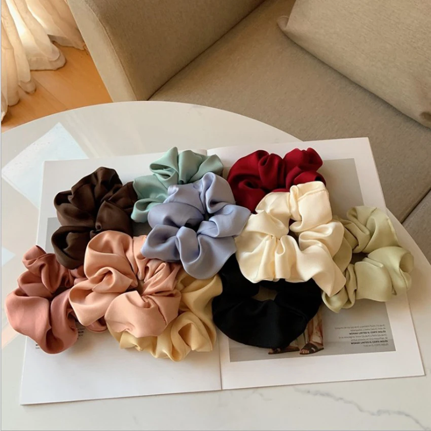 Women Silk Scrunchie Elastic Handmade Multicolor Hair Band Ponytail Holder Headband Hair Accessories 1PCS Satin Silk Solid Color
Women Silk Scrunchie Elastic Handmade Multicolor Hair Band Ponytail Holder Headband Hair Accessories 1PCS Satin Silk Solid Color