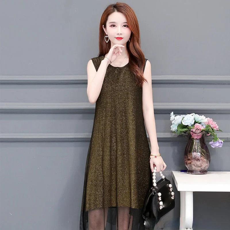 Women Fashion Solid Loose Midi Dress Vintage Breathable Casual Sleeveless Vest Summer Female Dresses Mujer Femme 2021 X97
Women Fashion Solid Loose Midi Dress Vintage Breathable Casual Sleeveless Vest Summer Female Dresses Mujer Femme 2021 X97