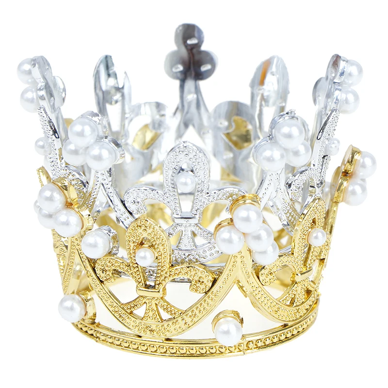 1PC Mini Crown Cake Topper Romantic Pearl Garland Happy Birthday Children Hair Ornaments Wedding Cake Decoration Favors Party
1PC Mini Crown Cake Topper Romantic Pearl Garland Happy Birthday Children Hair Ornaments Wedding Cake Decoration Favors Party