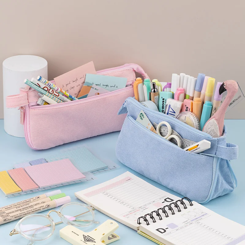 Angoo Extensible Pen Case Pencil Bag Soft Touch Corduroy Easy Handle Color Storage Pouch for Stationery Memo Ruler School F417
Angoo Extensible Pen Case Pencil Bag Soft Touch Corduroy Easy Handle Color Storage Pouch for Stationery Memo Ruler School F417