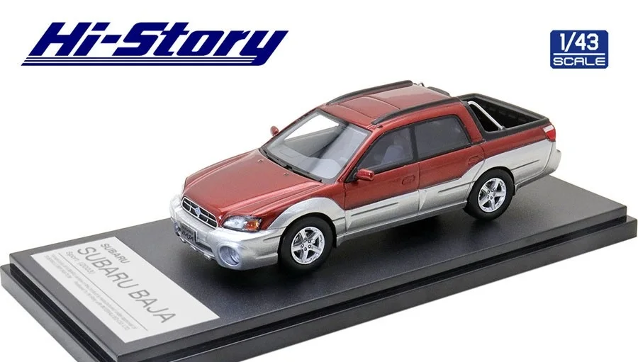 Hi Story 1/43 2003 Subaru Baja Спортивная Коллекционная модель автомобиля из полимерного сплава 
Hi Story 1/43 2003 Subaru Baja Спортивная Коллекционная модель автомобиля из полимерного сплава