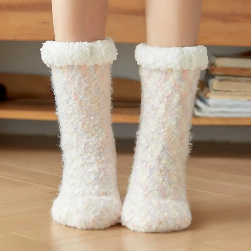 Floor Socks One Size Fluffy Socks Practical Thickened Chic Pure Color Thermal Sleeping Socks
Floor Socks One Size Fluffy Socks Practical Thickened Chic Pure Color Thermal Sleeping Socks