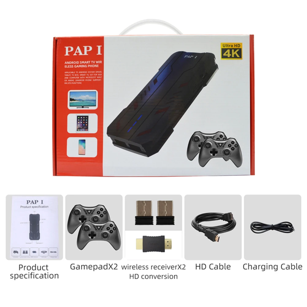 64GB Video Gaming Console Retro Video Game Player with 5200 Games TF Card Mini Classic Gaming Gamepads For PS1/GBA/MD
64GB Video Gaming Console Retro Video Game Player with 5200 Games TF Card Mini Classic Gaming Gamepads For PS1/GBA/MD