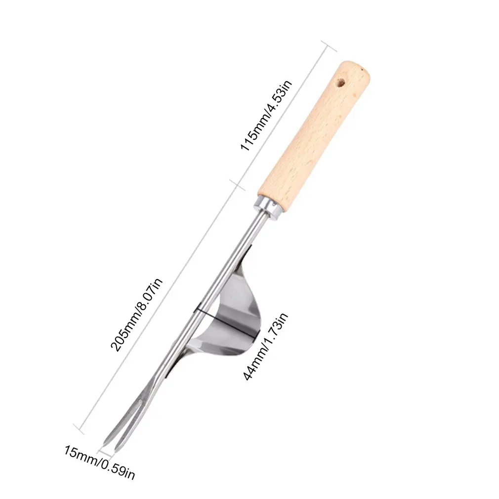 Stainless Steel Garden Weeder Bend-proof Weeding Removal Cutter Wooden Handle Multifunction Weeder Transplant Home Garden Tool
Stainless Steel Garden Weeder Bend-proof Weeding Removal Cutter Wooden Handle Multifunction Weeder Transplant Home Garden Tool