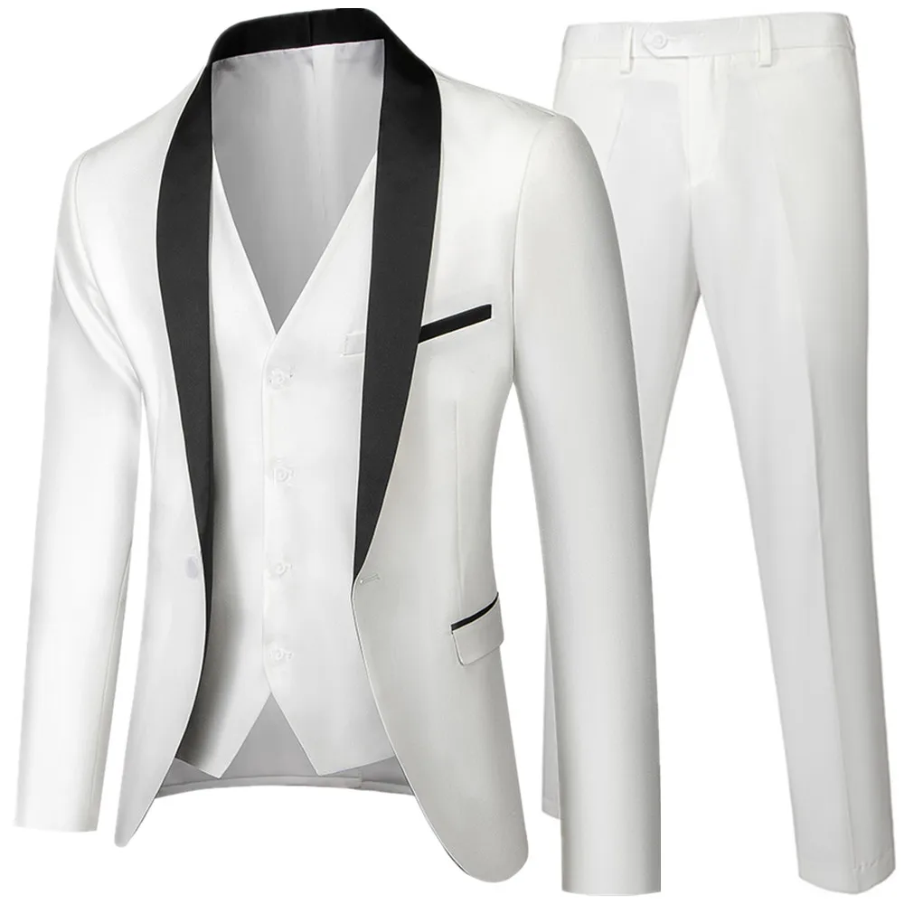 Black Men Autumn Wedding Party Three Pieces Set Large Size 5XL 6XL Male Blazer Coat Pants and Vest Fashion Slim Fit Suit
Black Men Autumn Wedding Party Three Pieces Set Large Size 5XL 6XL Male Blazer Coat Pants and Vest Fashion Slim Fit Suit