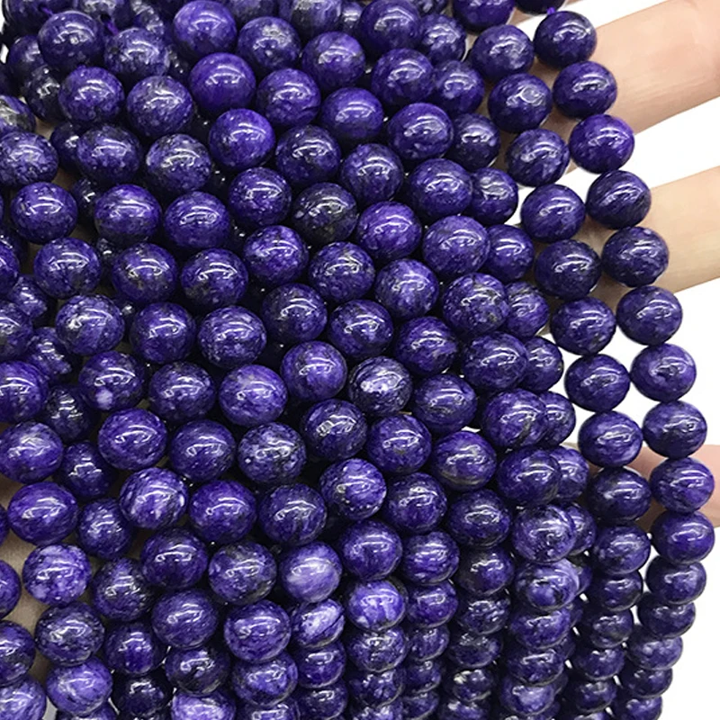 6/8/10/12mm Raw ore optimization Natural Russia Charoite Stone Beads AA Quality Round Loose Choite Stone Bead For Jewelry Making
6/8/10/12mm Raw ore optimization Natural Russia Charoite Stone Beads AA Quality Round Loose Choite Stone Bead For Jewelry Making