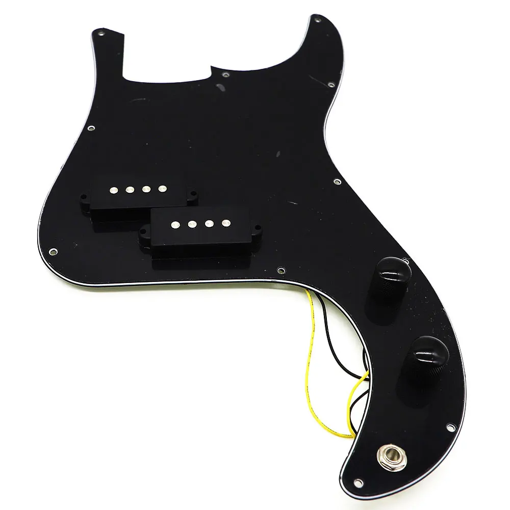 PB P Bass 3 Ply Prewired Loaded Pickguard Pickup for Precision Bass Guitar Black
PB P Bass 3 Ply Prewired Loaded Pickguard Pickup for Precision Bass Guitar Black