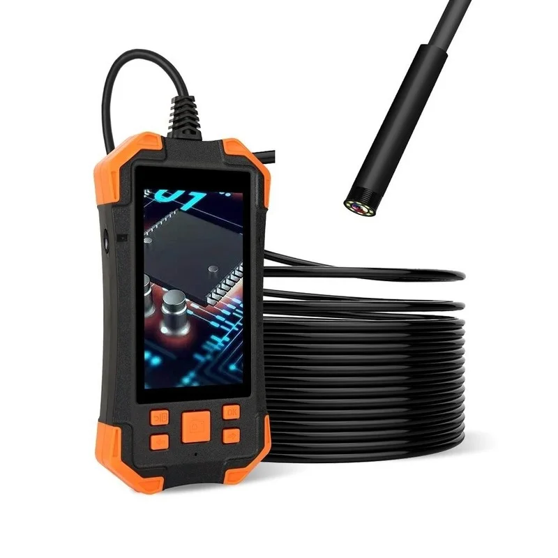 Waterproof Hard Wire 8mm Lens Borescope Camera 4.3In IPS Industrial Ultra-Clear Pipeline w Screen Automotive Industrial Borescop
Waterproof Hard Wire 8mm Lens Borescope Camera 4.3In IPS Industrial Ultra-Clear Pipeline w Screen Automotive Industrial Borescop