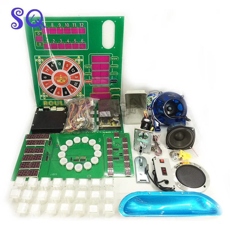Roulette Machine DIY full kit Mario Casino Slot Game Motherboard with wires cable Acrylic Panel coin acceptor hopper
Roulette Machine DIY full kit Mario Casino Slot Game Motherboard with wires cable Acrylic Panel coin acceptor hopper