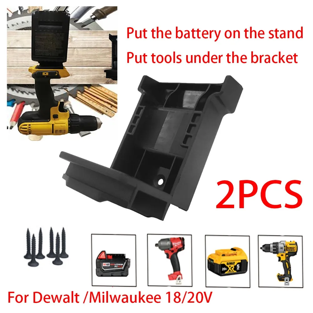 Power Tool Mount Hanger Shelf Lithium Battery Holder For Dewalt /Milwaukee 20V Kraft Paper Inner Box With 2 Brackets
Power Tool Mount Hanger Shelf Lithium Battery Holder For Dewalt /Milwaukee 20V Kraft Paper Inner Box With 2 Brackets