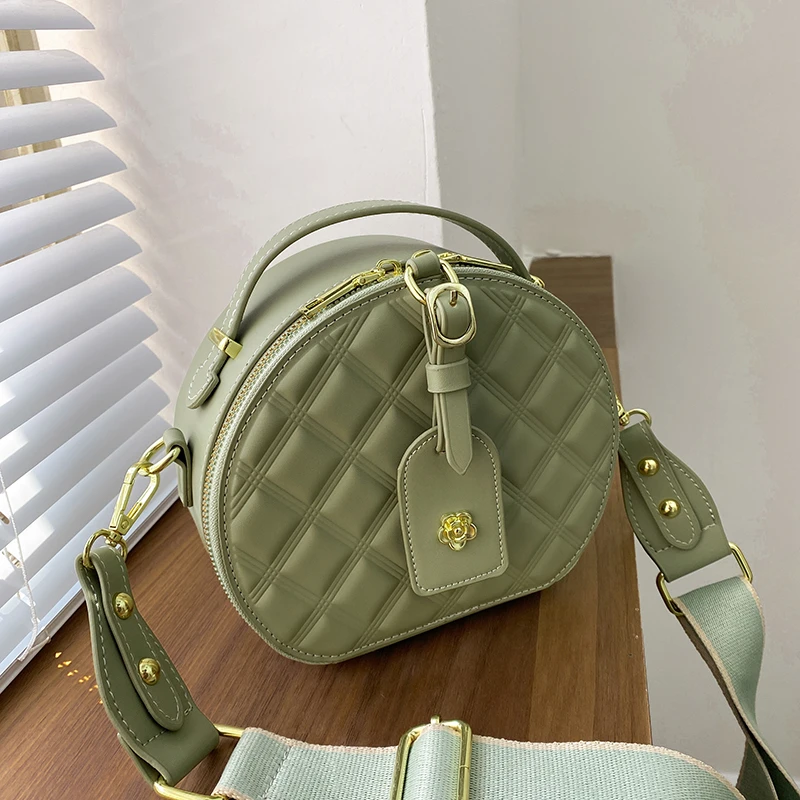 Women Round Handbag PU Leather Small Lady Fashion Shoulder Bags Solid Color Luxury Designer Female Circle Handbags
Women Round Handbag PU Leather Small Lady Fashion Shoulder Bags Solid Color Luxury Designer Female Circle Handbags