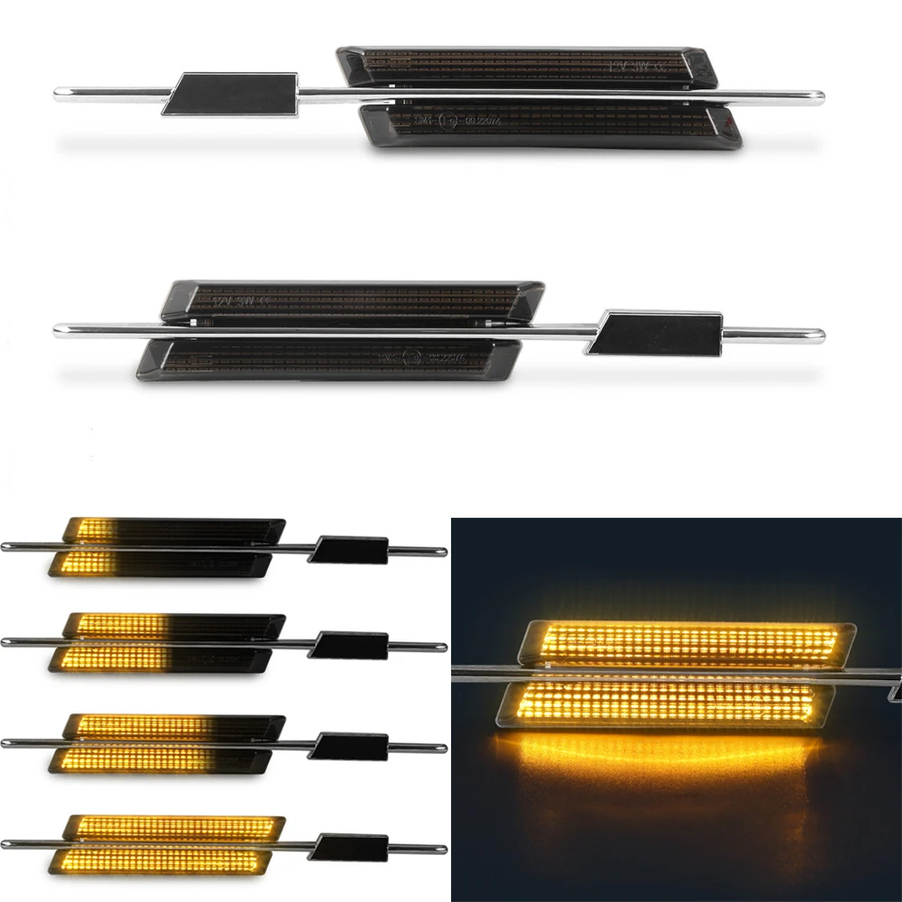 2Pcs LED Amber Side Marker Turn Signal Indicator Accessories Light For BMW E90 E60 E61 E82 E93 E92 E91 E81 E88 With M Logo
2Pcs LED Amber Side Marker Turn Signal Indicator Accessories Light For BMW E90 E60 E61 E82 E93 E92 E91 E81 E88 With M Logo
