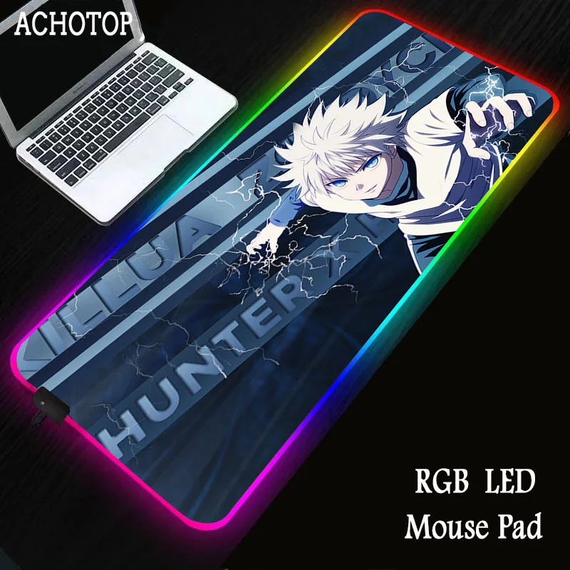 Anime Hunter X Hunter RGB Large Gaming Mouse mat Gamer Led Computer Mouse pad Backlight for Keyboard Desk padding Mause Carpets
Anime Hunter X Hunter RGB Large Gaming Mouse mat Gamer Led Computer Mouse pad Backlight for Keyboard Desk padding Mause Carpets