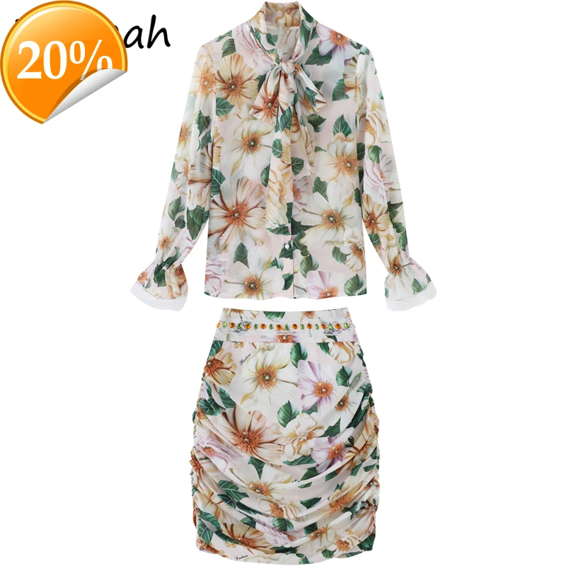 2021 New Summer Women Fashion Designer Rock Set Bow Longarm Blouses + High waist Slender skirts 2-piece suits
2021 New Summer Women Fashion Designer Rock Set Bow Longarm Blouses + High waist Slender skirts 2-piece suits