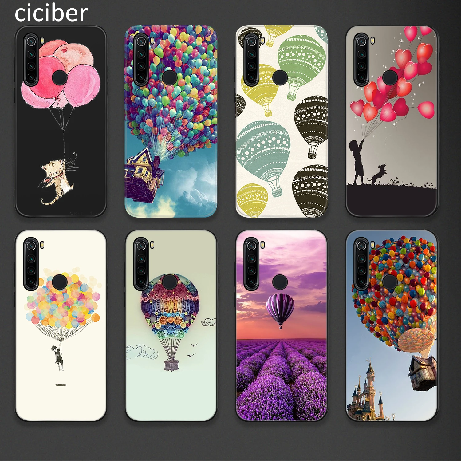 Balloon Phone Case for Xiaomi Redmi Note 10 9 8 7 8T Pro Mi Note 11 10 9 9T 10T Pro Lite Poco X3 F3 M3 Soft Silicone Black Funda
Balloon Phone Case for Xiaomi Redmi Note 10 9 8 7 8T Pro Mi Note 11 10 9 9T 10T Pro Lite Poco X3 F3 M3 Soft Silicone Black Funda