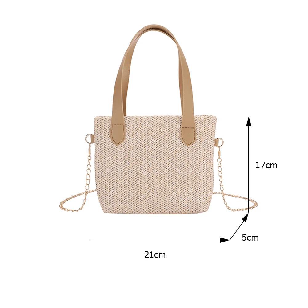 Women Straw Bag 2021 Handmade Woven Rattan Small Shoulder Bag Summer Chain Crossbody Female Bohemia Bucket Bag Phone Purses
Women Straw Bag 2021 Handmade Woven Rattan Small Shoulder Bag Summer Chain Crossbody Female Bohemia Bucket Bag Phone Purses