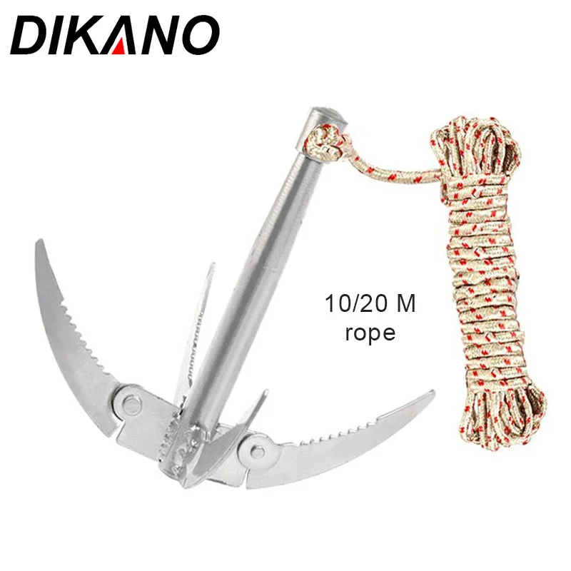 15x19cm 360g Folding Boats Anchor Kayak Ship Craft Vessel Anchor Grappling Hook Survival Tool with Rope Boat Sea Fishing Supply
15x19cm 360g Folding Boats Anchor Kayak Ship Craft Vessel Anchor Grappling Hook Survival Tool with Rope Boat Sea Fishing Supply