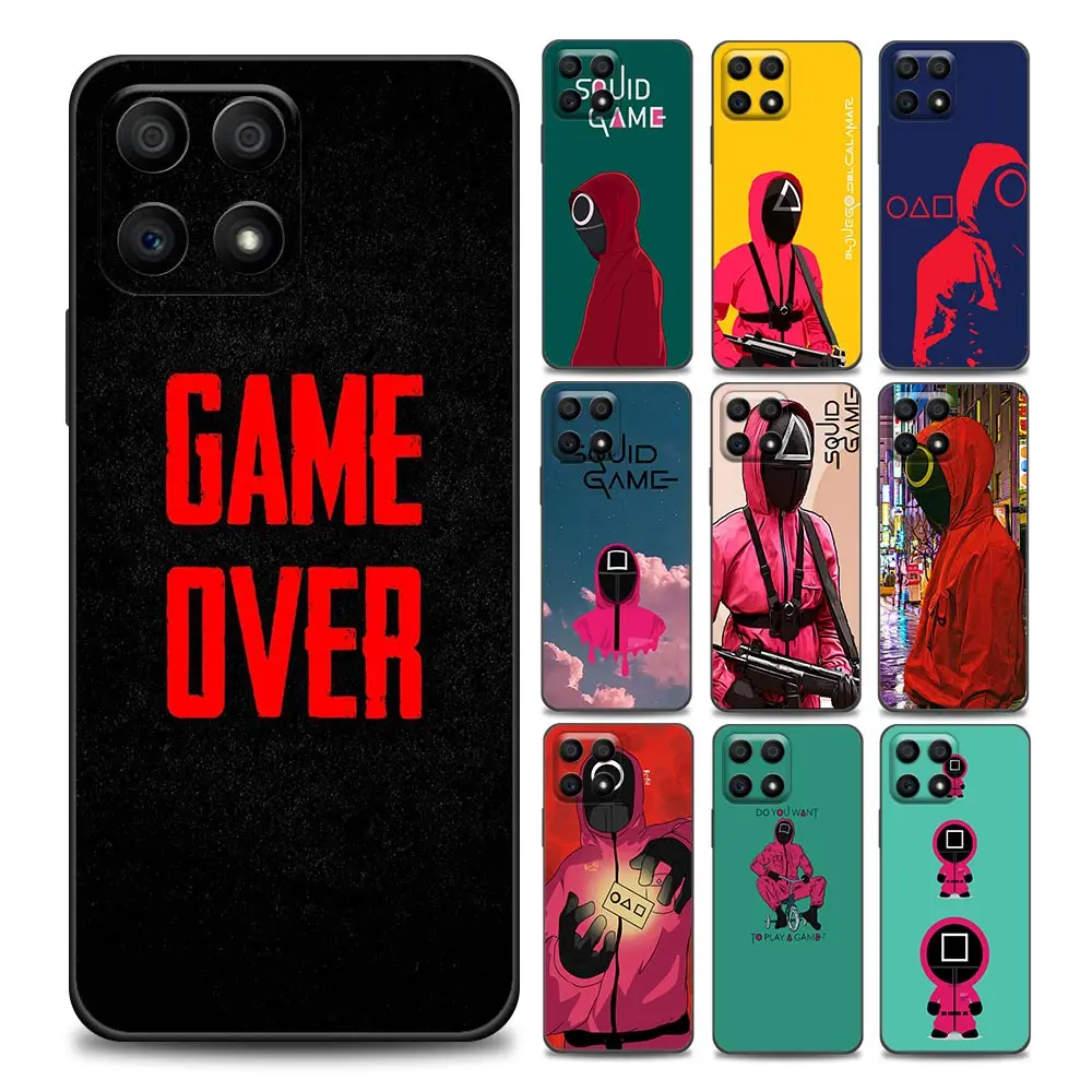 The Squid Game Phone Case for Honor 8X 8S 9S 9C 9A 9X Case Play 50 10 20 20e 30i Pro Lite Youth Soft Silicone Cover
The Squid Game Phone Case for Honor 8X 8S 9S 9C 9A 9X Case Play 50 10 20 20e 30i Pro Lite Youth Soft Silicone Cover