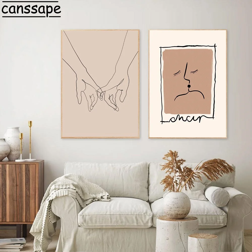 Abstract Wall Posters Line Expression Canvas Painting Boho Print Hand In Hand Poster Nordic Prints Modern Aesthetic Room Decor
Abstract Wall Posters Line Expression Canvas Painting Boho Print Hand In Hand Poster Nordic Prints Modern Aesthetic Room Decor