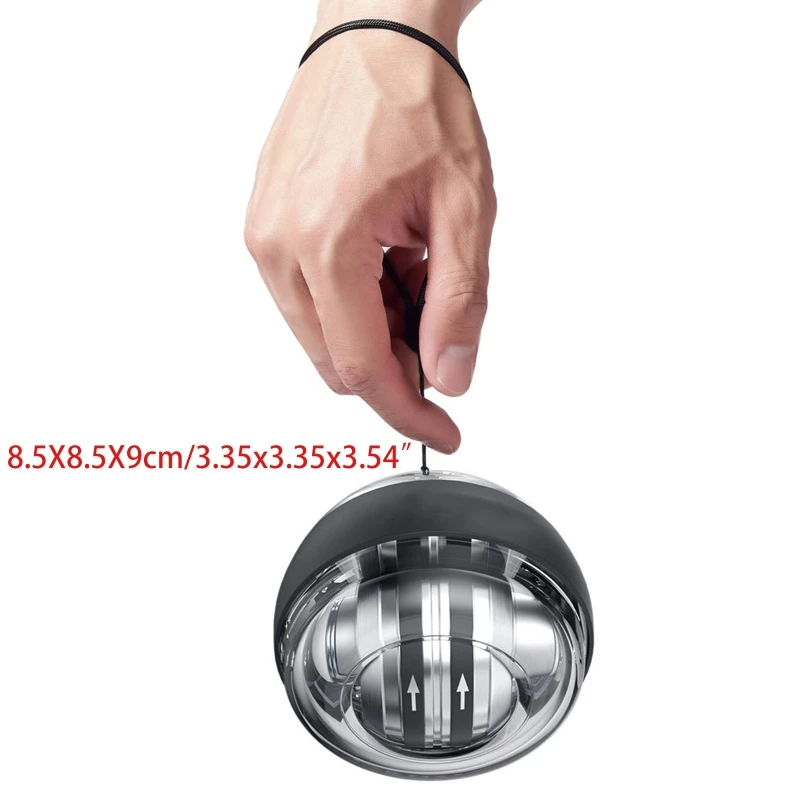 Wrist strength gyro ball, wrist enhancer and forearm exerciser for muscle strengthening (black/red)
Wrist strength gyro ball, wrist enhancer and forearm exerciser for muscle strengthening (black/red)