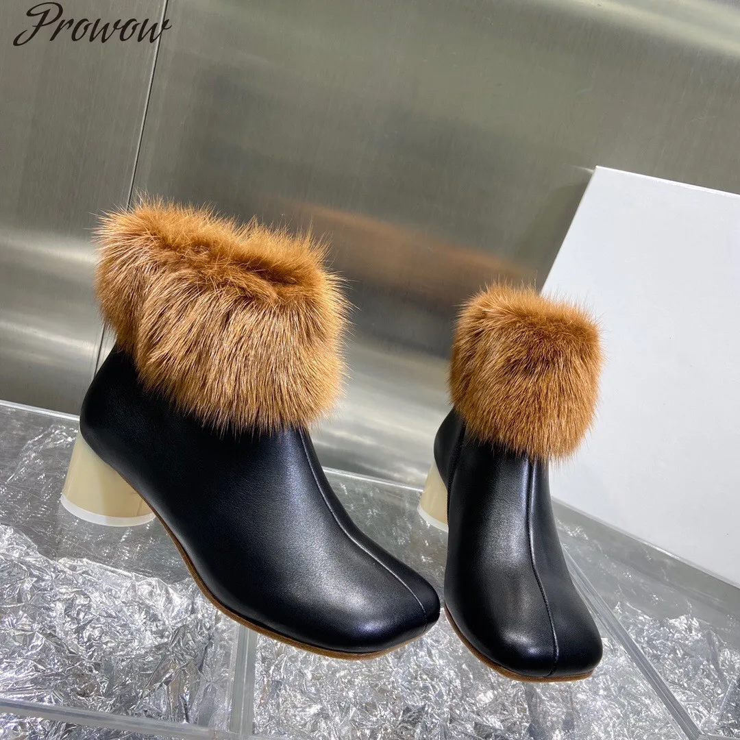 Ollymurs Fur Ankle Boots Women Real Cow Leather Plush Inner Runway Style Winter New Design Luxury Brand Shoes
Ollymurs Fur Ankle Boots Women Real Cow Leather Plush Inner Runway Style Winter New Design Luxury Brand Shoes