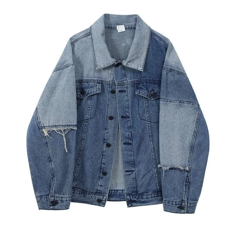 2021 new fat stitched denim jacket female design minority spring blue shirt fashion
2021 new fat stitched denim jacket female design minority spring blue shirt fashion